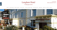 Desktop Screenshot of langham-hotel.co.uk