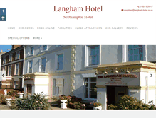 Tablet Screenshot of langham-hotel.co.uk